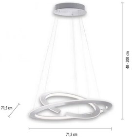 Paul Neuhaus 2491-55 - ALESSA LED dimmelhető függeszték 2x26W 230V DO