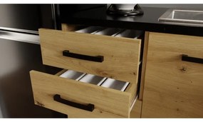 Konyhabútor ROSALIA 240 cm craft tölgy