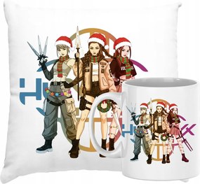 Kpop Demon Hunters anime párna és bögre szett