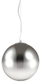 IDEAL LUX MAPA függesztett lámpa E27 foglalattal, max. 60W, 40 cm átmérő, füstüveg 161334