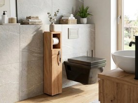 Fürdőszobai szekrény WC fölé LUMERO, tölgy