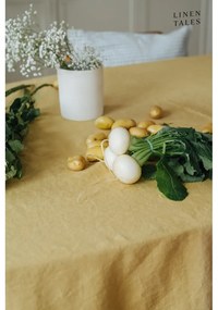 Sárga textil poháralátét szett 4 db-os – Linen Tales