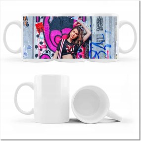 Graffiti fényképes bögre Utcaművészet