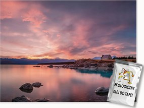 Fotótapéta Tó 3D Táj Hálószoba Nappali Tapéta Flizelina 400x280