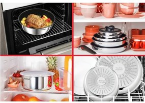 Tefal - 3 részes INGENIO COOK rozsdamentes acél edénykészlet