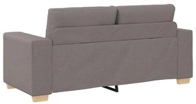tópszínű szövet loveseat kanapé 140 cm