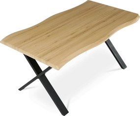 Étkezőasztal 160x90 cm MDF vad tölgy