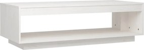 vidaXL fehér tömör fenyőfa dohányzóasztal 110 x 50 x 33,5 cm