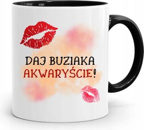 Akvarista Bögre Fekete Születésnapi Ajándék fényképes nyomtatással