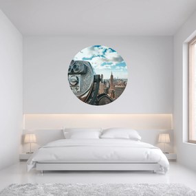 PIPPER. Textil kör alakú falmatrica "New York 2" Méret: 120cm