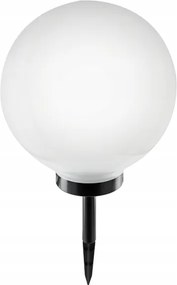 LED napelemes lámpa LED/1,2V, 6500K, 200 mAh, átmérő 30 cm, IP44, fehér/fekete