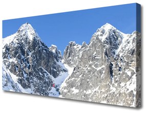 Vászonkép Snow Mountain Landscape 100x50 cm