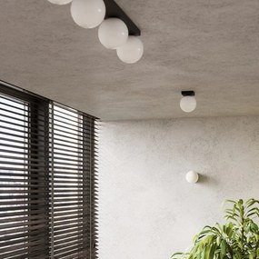 Fekete-fehér fali lámpa Blaze – Sollux