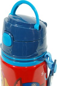Mancs Őrjárat Red alumínium szívószálas kulacs akasztóval 600 ml