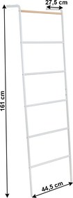 Akasztó/létra, fehér/mintás/fém, BUNY