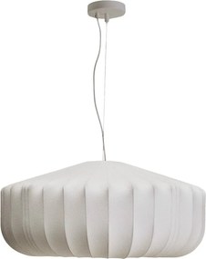 Fehér mennyezeti lámpa textil búrával ø 76 cm Somar – Kave Home