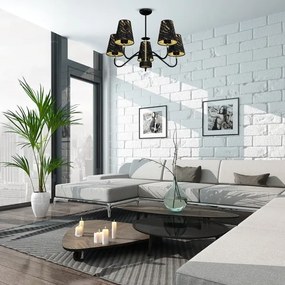 Csillár rúdon HERMES 5xE27/60W/230V