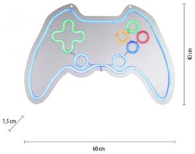 JUST LIGHT. 85022-70 - LED Neon fali dekoráció NEON 1xLED/6,5W/5V gamer