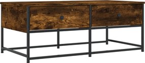 vidaXL füstös tölgy színű szerelt fa dohányzóasztal 100 x 51 x 40 cm