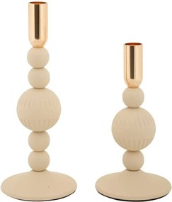 Fém gyertyatartó készlet 2 db-os Aster – Mauro Ferretti