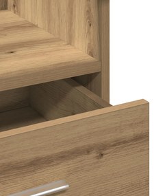vidaXL Előadóterem Podium Kerekekkel Ásvány Tölgy Műszakilag Kezelt Fa