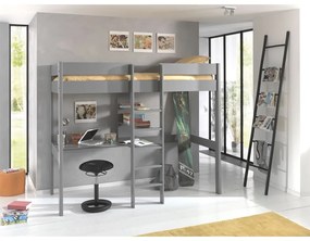 Szürke magasított gyerekágy 90x200 cm Pino - Vipack