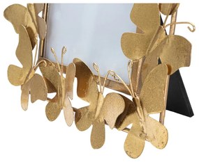 Aranyszínű fém álló képkeret 28x30,5 cm Butterfly – Mauro Ferretti