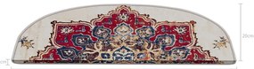 Lépcsőszőnyeg szett 16 db-os 20x65 cm Floral Path – Vitaus