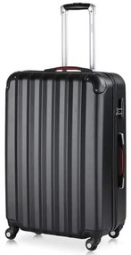 monzana® Utazóbőrönd XL 45x28x70 cm - fekete