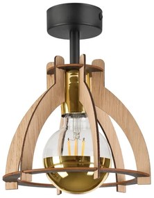 Felületre szerelhető csillár LANDO 1xE27/15W/230V tölgy