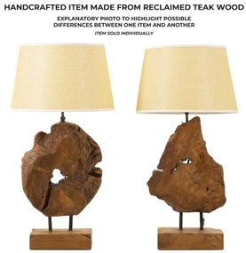 Lampada teak da tavolo kepala ø 35x69cm