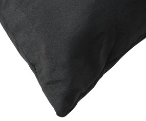 3 db fekete szövet raklappárna