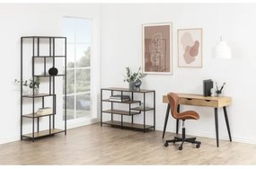 Íróasztal fiókokkal, ADIS, tölgy