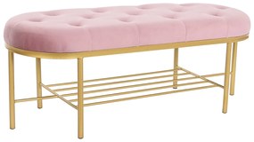 Modern ülőpad arany és rózsaszín ülőfelülettel