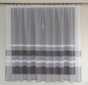 Mg Függöny 761/15 szürke 310x160cm Kész Szalaggal K