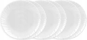 Desszerttányér Saláta Fehér Kerek 19cm 6DB