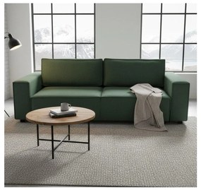 RONDA háromszemélyes ággyá alakítható kanapé tárolóhellyel, zöld