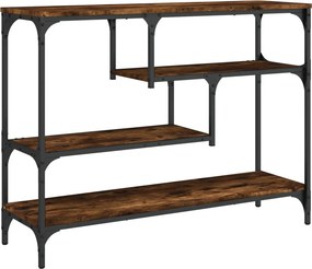 vidaXL füstös tölgy színű szerelt fa tálalóasztal 100x30x75 cm
