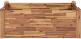 tömör akácfa kerti magaságyás 110 x 60 x 44 cm