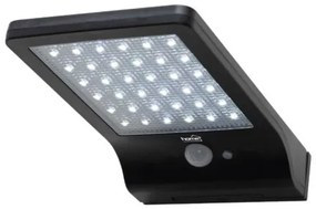 Home FLP300SOLAR napelemes LED reflektor, 300 lm, PIR mozgásérzékelő, 120° 5m, 36 db hidegfehér SMD LED, energiatakarékos, műanyag, IP44