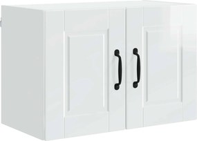 vidaXL Konyhaszekrény Magas Fényű Fehér 60 x 31 x 40 cm Faanyag
