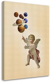 Gario Vászonkép Bolygó léggömbök és egy angyal - Jose Luis Guerrero Méret: 40 x 60 cm