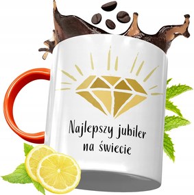 Narancssárga Bögre Ékszerésznek Ajándék fényképes nyomattal