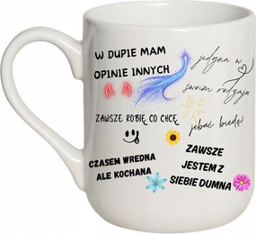 Bögre "Az én bögrém" 330 coffee fehér