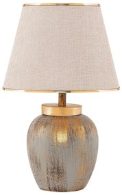 Asztali lámpa 1xE27/40W/230V arany/bézs