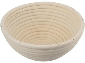 Orion rattan kenyér kelesztő kerek szakajtó, 19 cm, 19 cm átmérőjű