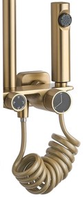 Zuhanyszett REA HELIX Brush Gold