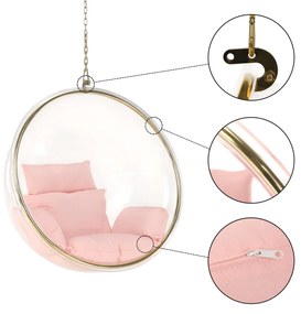 Bubble arany-rózsaszín függőfotel