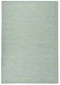 türkizkék lapos szövésű kültéri szőnyeg 160 x 230 cm