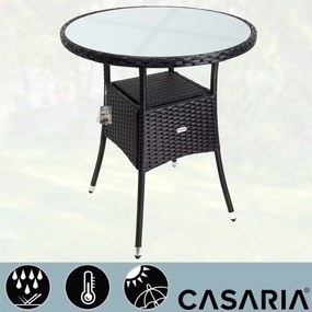 Casaria® Rattan erkélygarnitúra Berlin 2+1